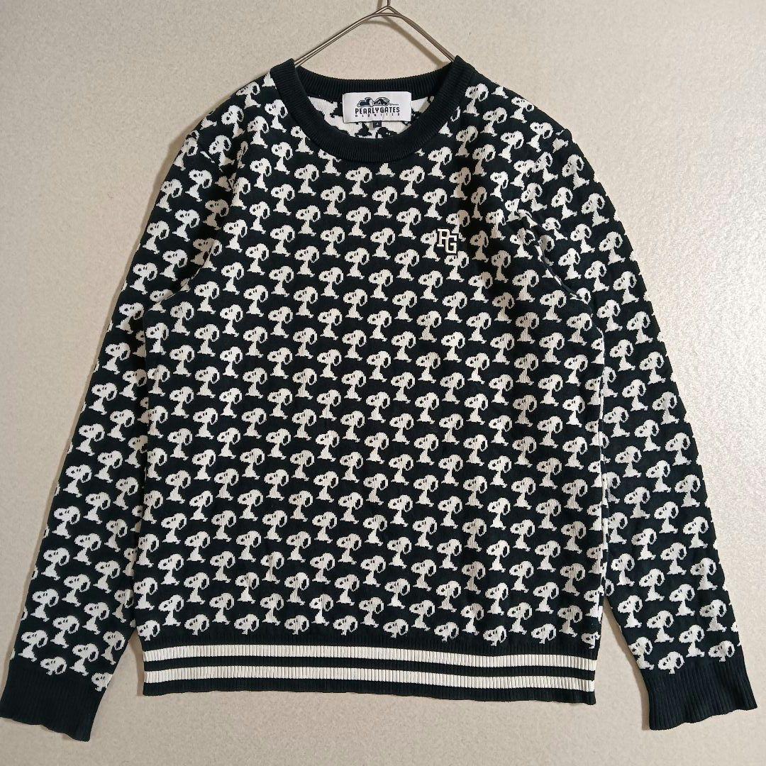 パーリーゲイツ PEARLYGATES メンズ 4 スヌーピー ニット セーター