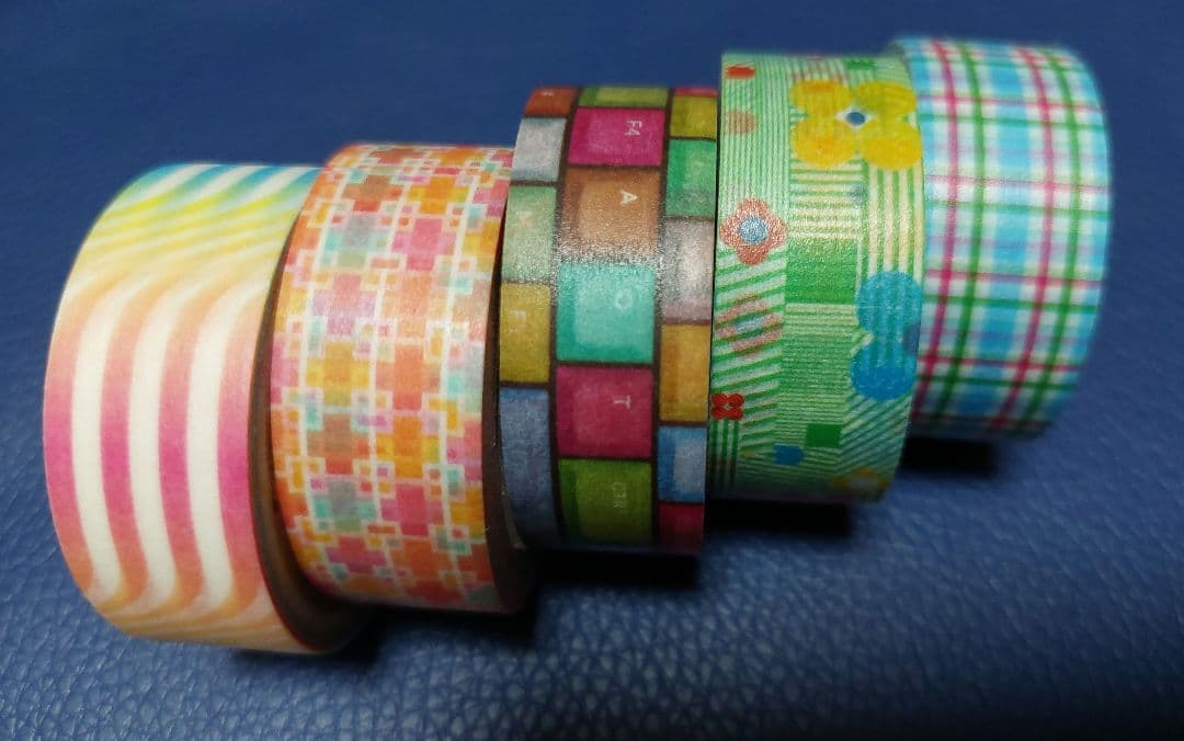 mt カラフルマスキングテープ5巻き