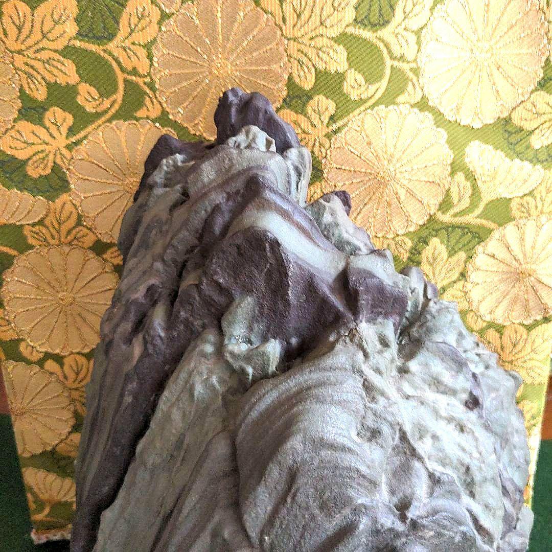 【最終価格】 紫雲石 台座付 水石 盆石