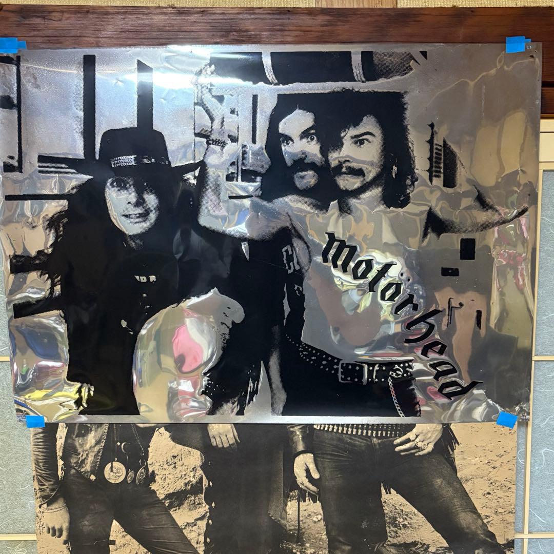 ヴィンテージ　Motörhead ポスター 2種類　1つはアルミコーティング
