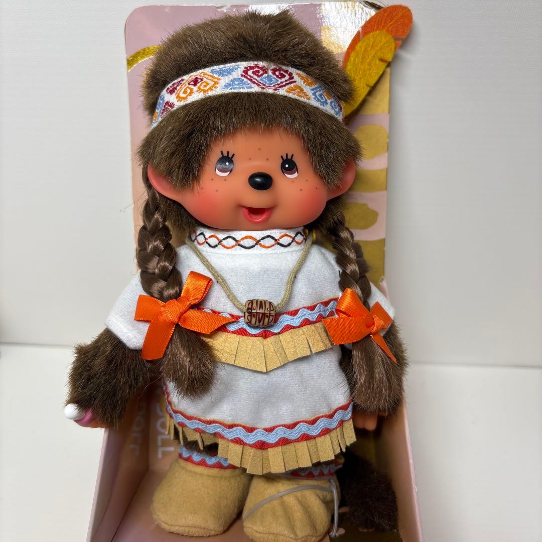 新品 2009年発売 インディアン 女の子 モンチッチ 3104