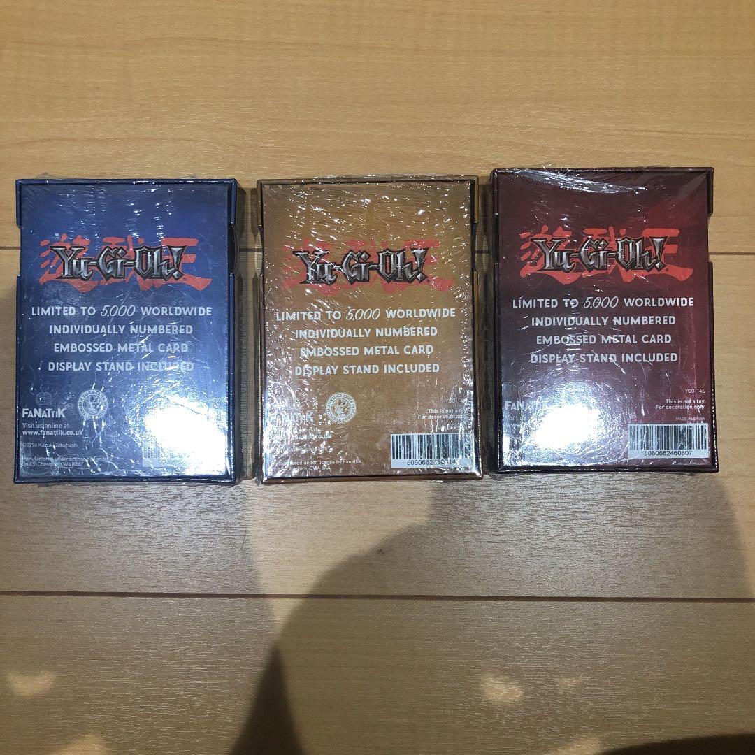 ラー　オシリス オベリスク 世界5000枚限定　メタルカード