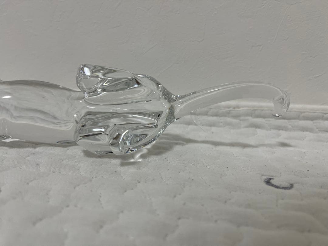 Baccarat バカラ チーター 38×8 cm パンサーリープ フィギュリン