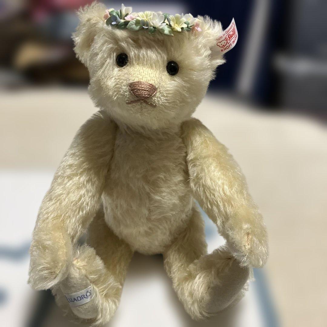 (激レア)(訳あり) シュタイフ　リヤドロ　コラボ　　スプリングテディベア