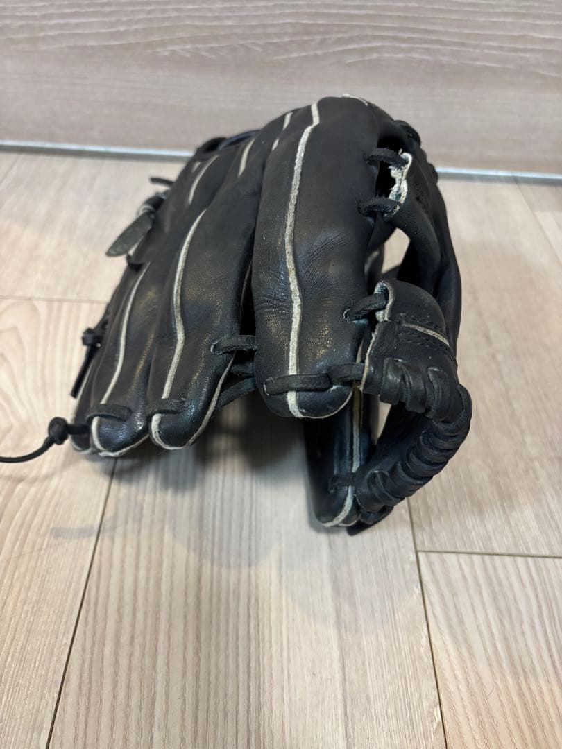 美品 軟式 SSK 内野 レザー グローブ 左利き用