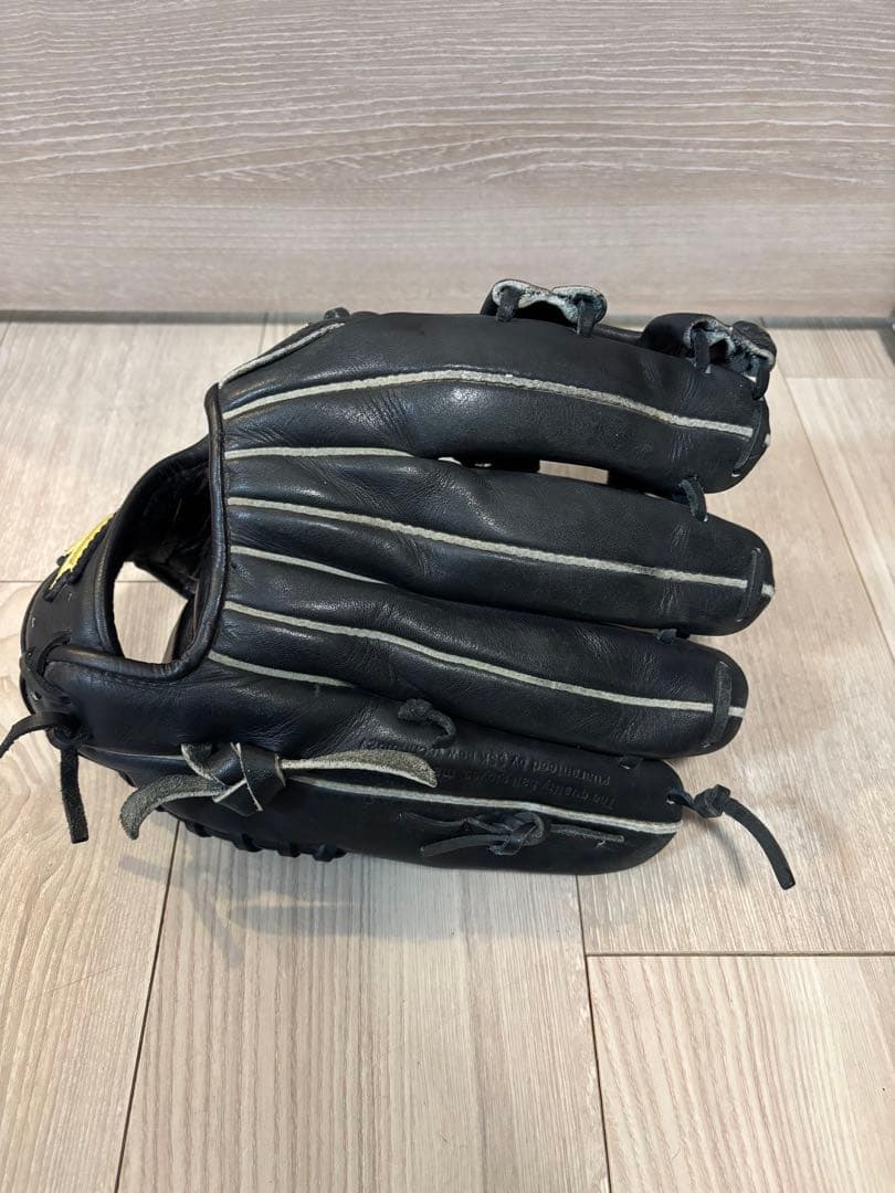 美品 軟式 SSK 内野 レザー グローブ 左利き用