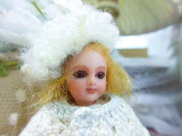 ヴィンテージ　ミニョネット　ビスクドール　アーティスト　☆　キャシーハンセン女史