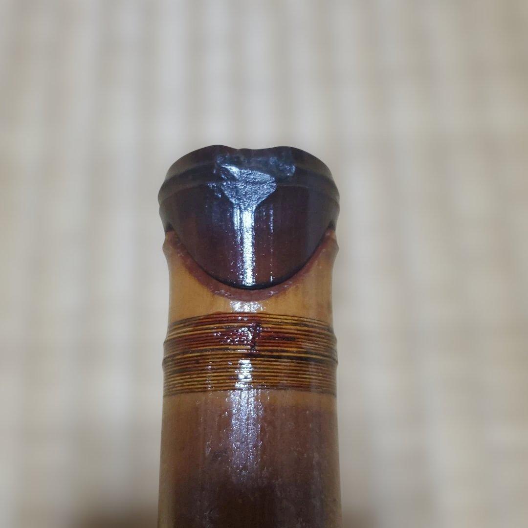 尺八 琵琶流 竹楽人工房製　八寸管