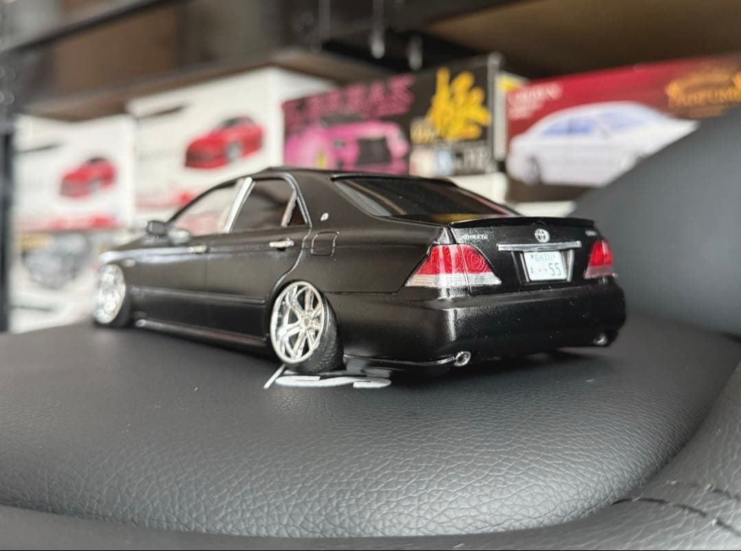 アオシマ GRS182 クラウン アスリート 深リム仕様