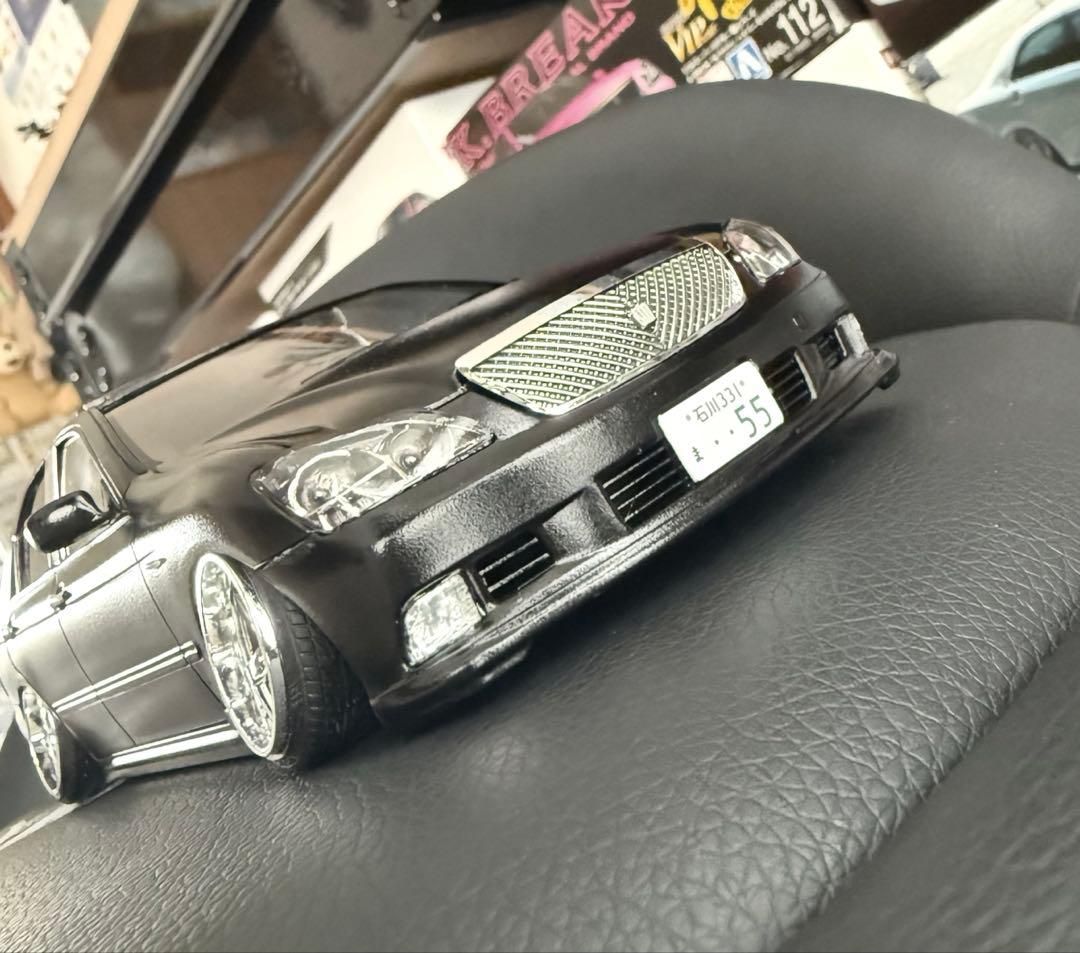 アオシマ GRS182 クラウン アスリート 深リム仕様