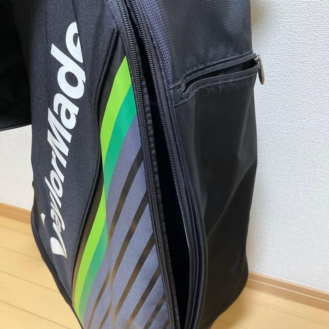 ぱ*だ様 TaylorMade キャディバッグ ブラック/グリーンストライプ R