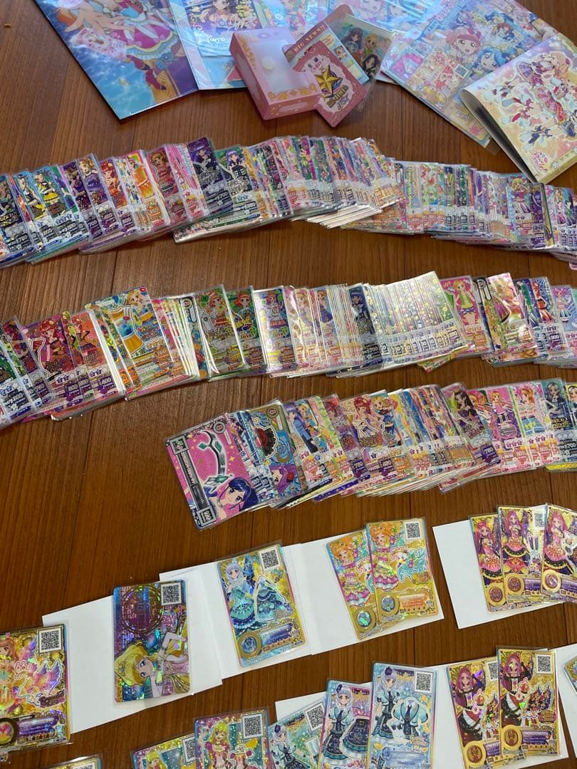 アイカツ カード 引退 大量 まとめ　アイカツ ハイピンクパレードコルセット