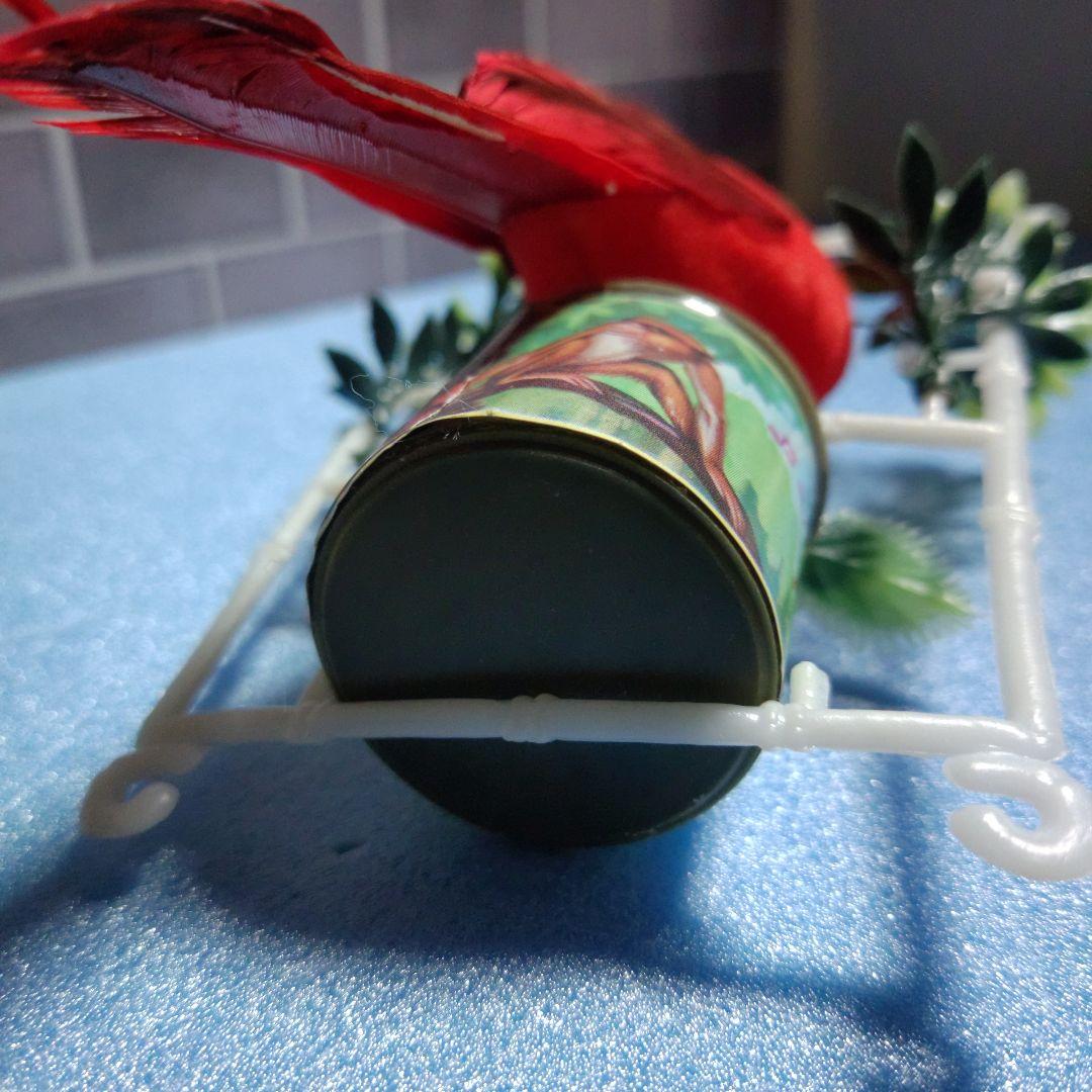 赤い鳥の吊り飾り、上下に動かすとキュッキュッ鳴る　昭和購入レトロ当時品