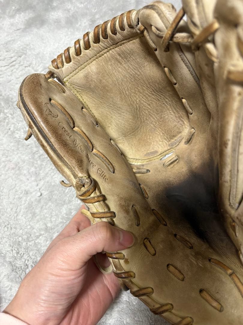 Global Elite 硬式グローブ キャメル