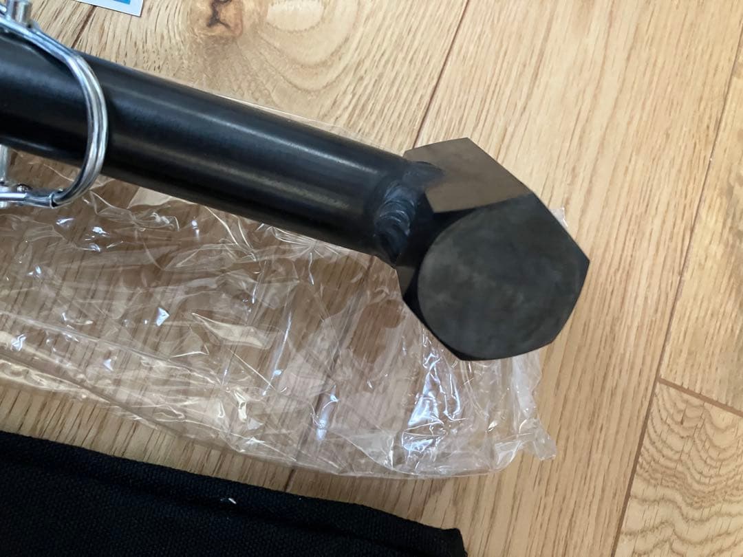 【未使用】Makuake 抜く時に力の要らないペグハンマー　テント設営