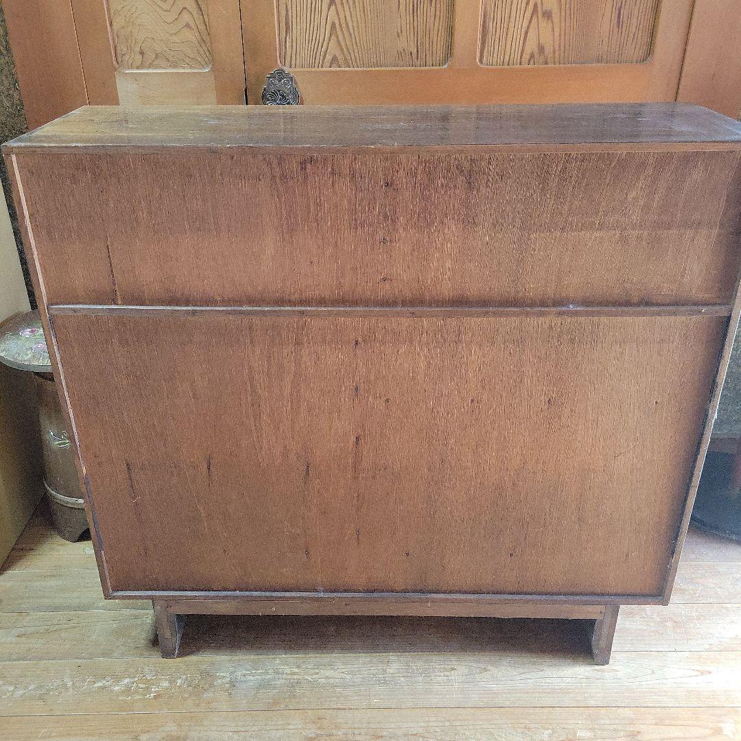 【昭和レトロ】茶箪笥 飾り彫り 古家具 アンティーク