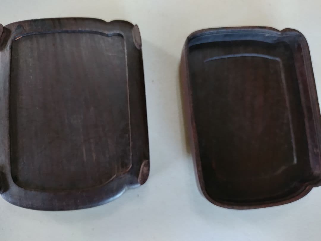 硯と漆器 箱 セット