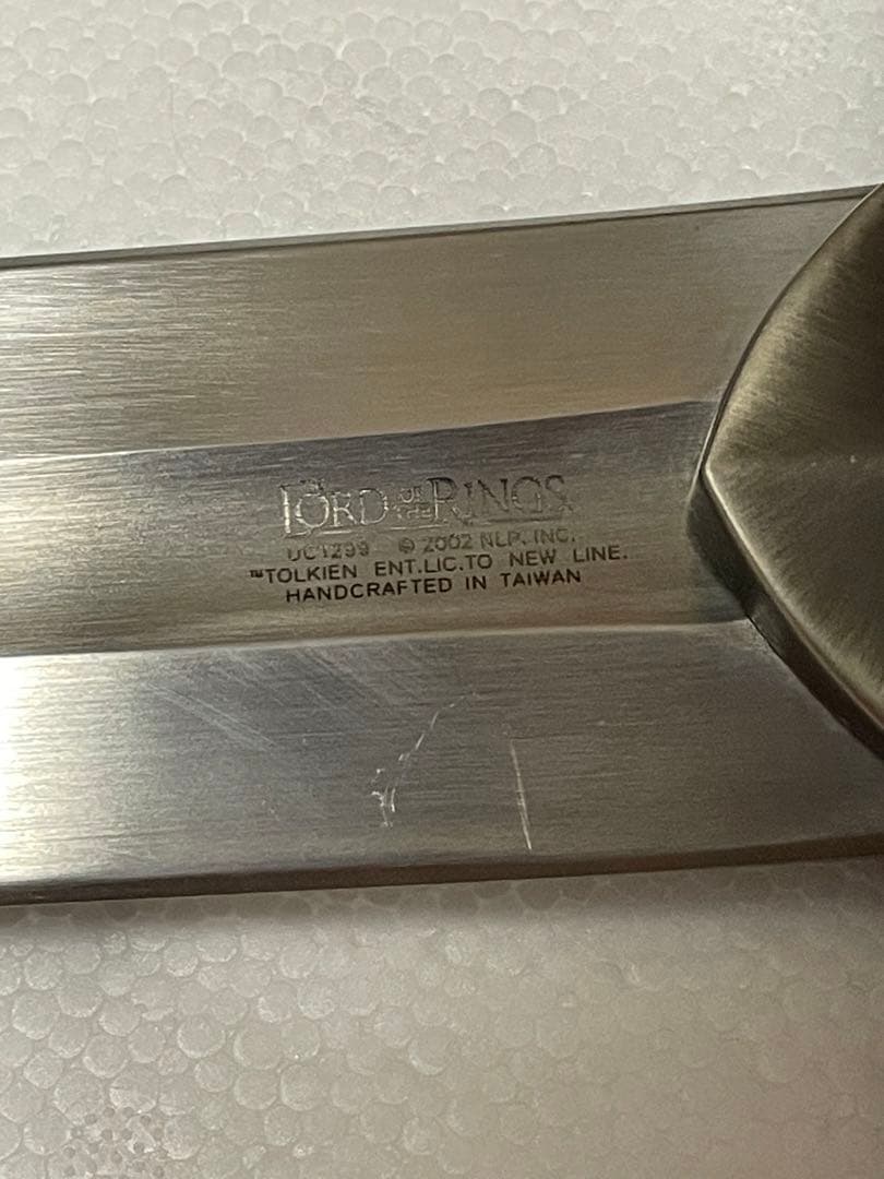 超希少 ユナイテッド・カトラリー社製 ロード・オブ・ザ・リング 剣と鞘 レプリカ