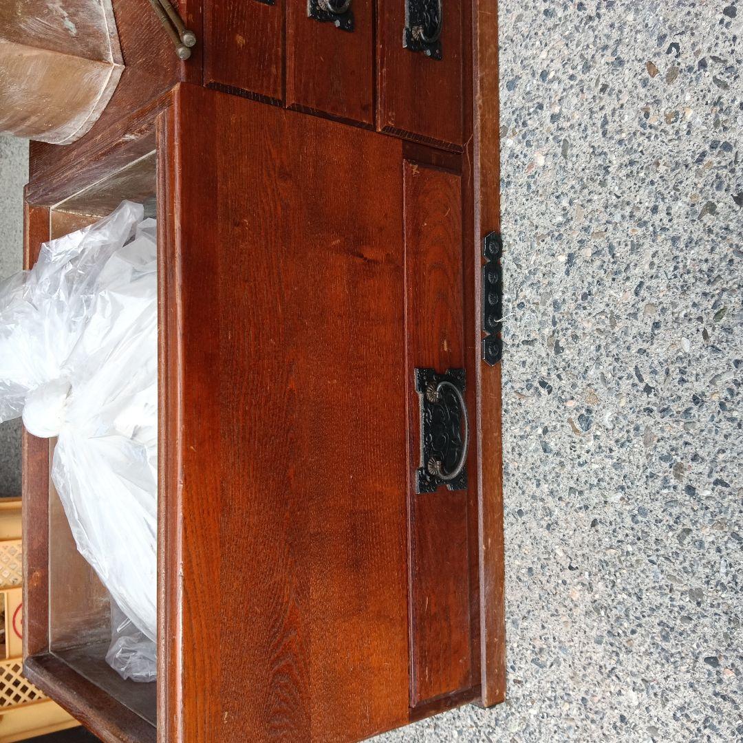 火鉢 江戸長火鉢 木製 囲炉裏 レトロ 古民家 灰付き