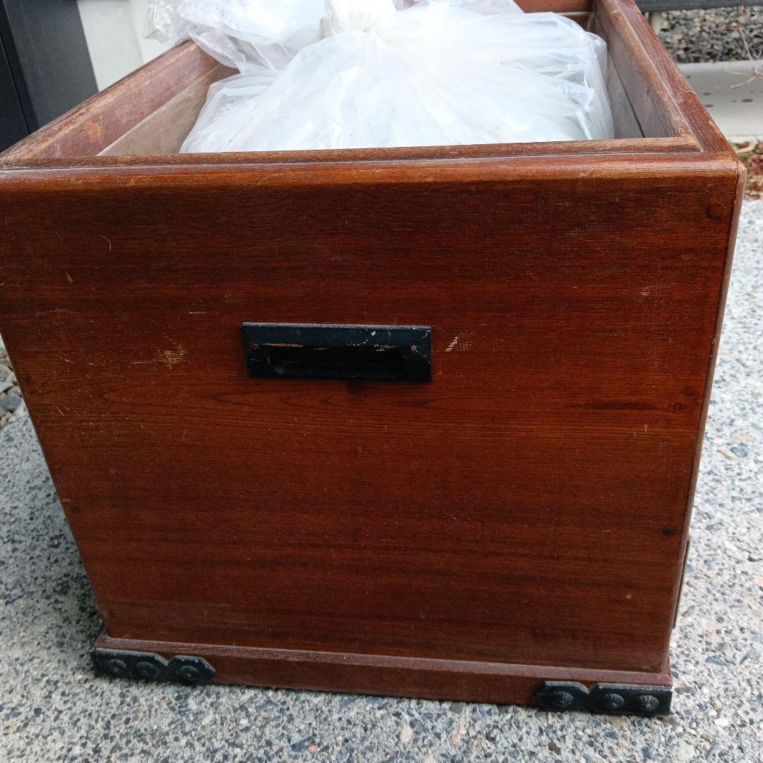 火鉢 江戸長火鉢 木製 囲炉裏 レトロ 古民家 灰付き