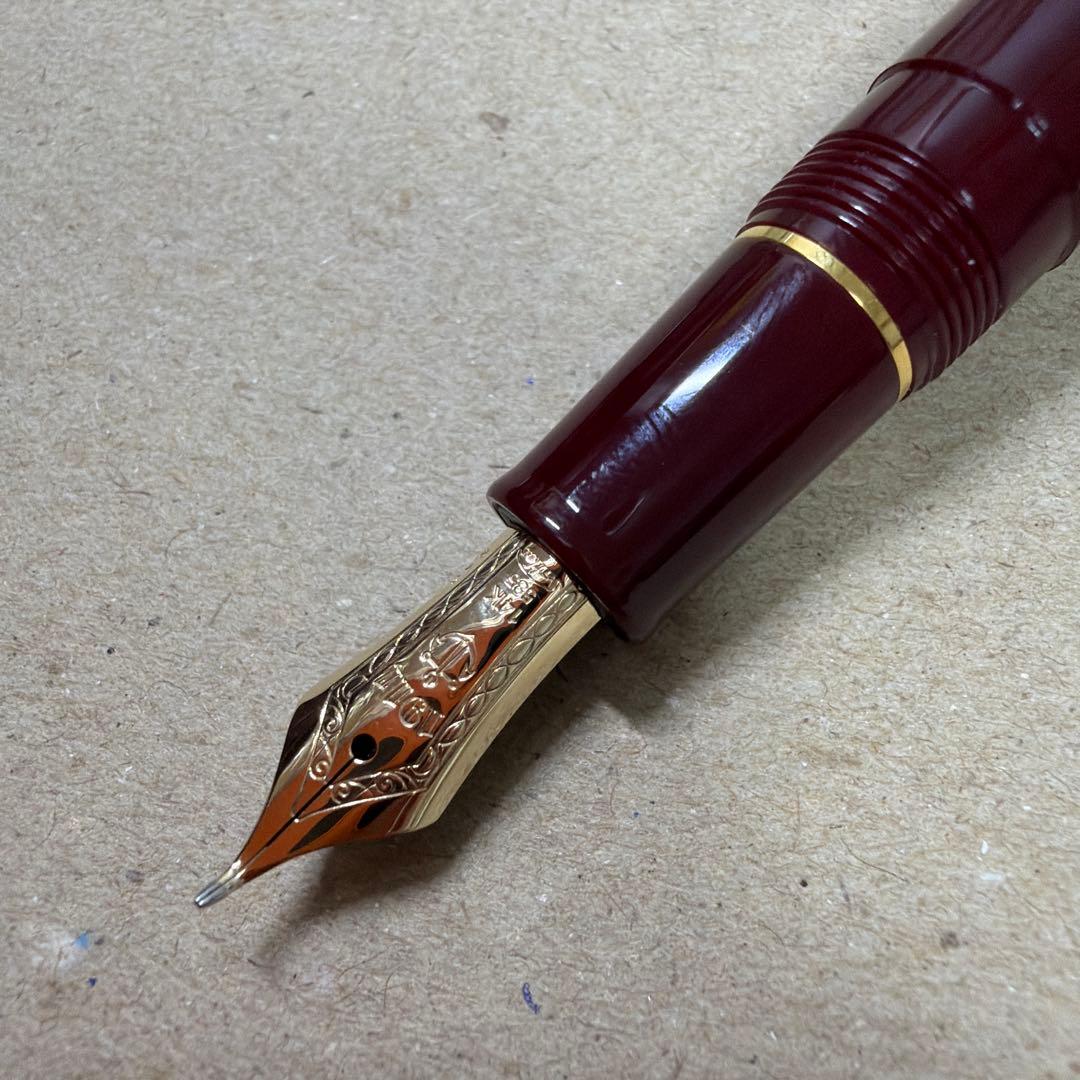 廃盤 セーラー 万年筆 ふでDEまんねん 長刀研ぎ NAG ディープレッド