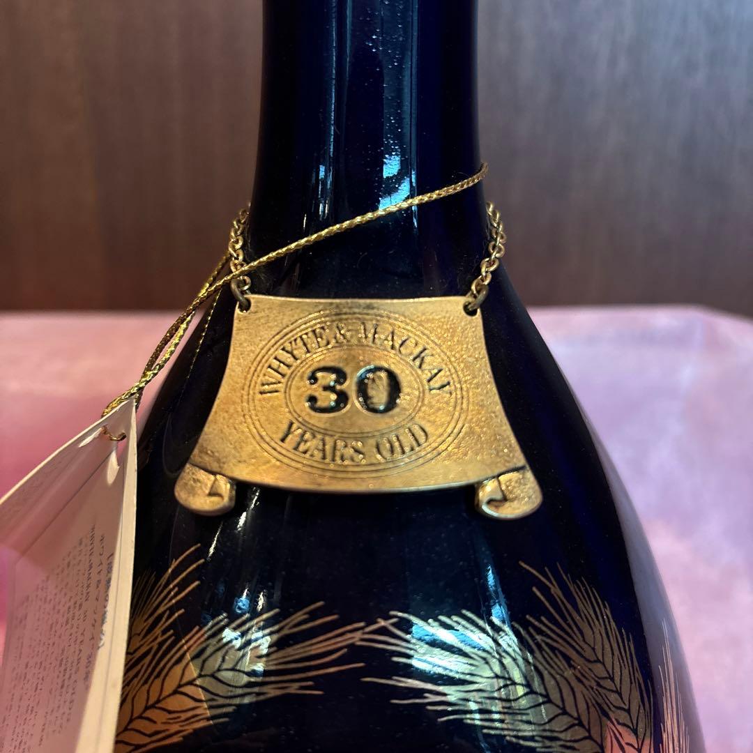 ツ*キ様 ウイスキー ホワイト＆マッカイ 30年 陶器ボトル