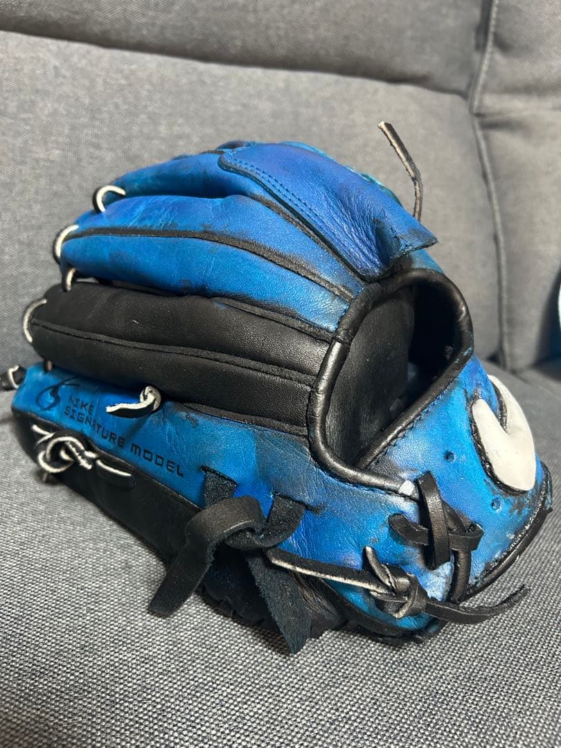 NIKE 一般軟式用 岩隈モデル 改 「山本由伸」風 なんちゃってグラブ ②