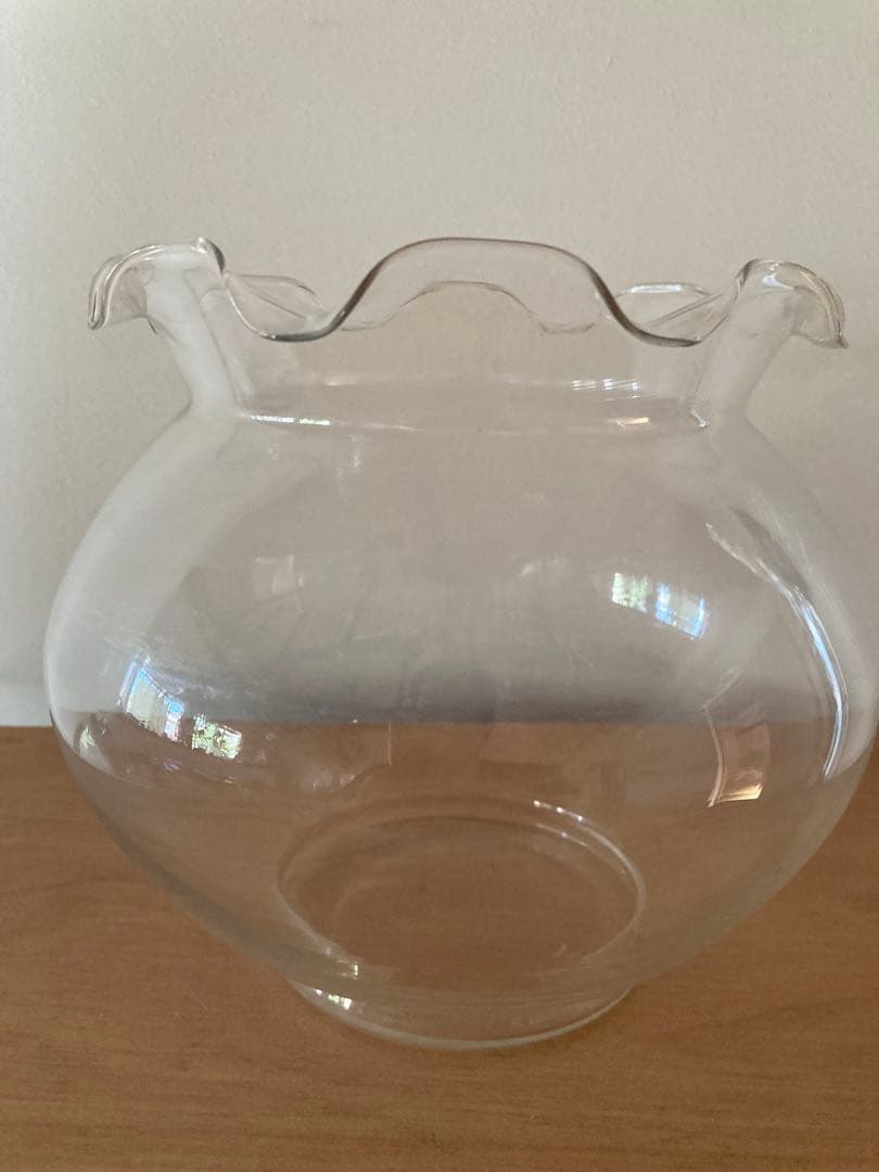 昭和初期ゆらゆらグラス金魚鉢ガラス水槽金魚ベタレア