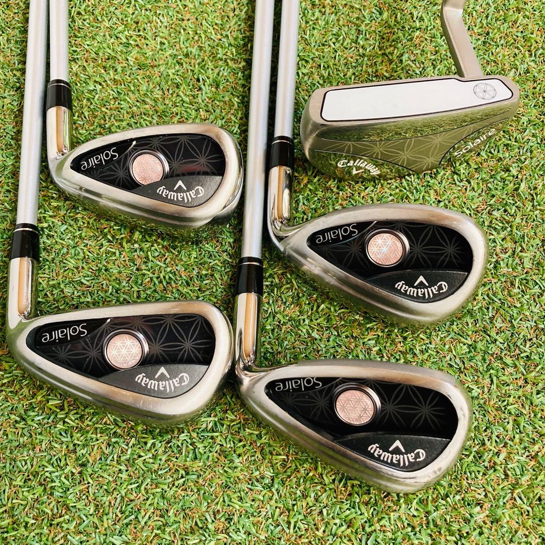 初心者 Callaway SOLAIRE 現行モデル レディース ゴルフセット