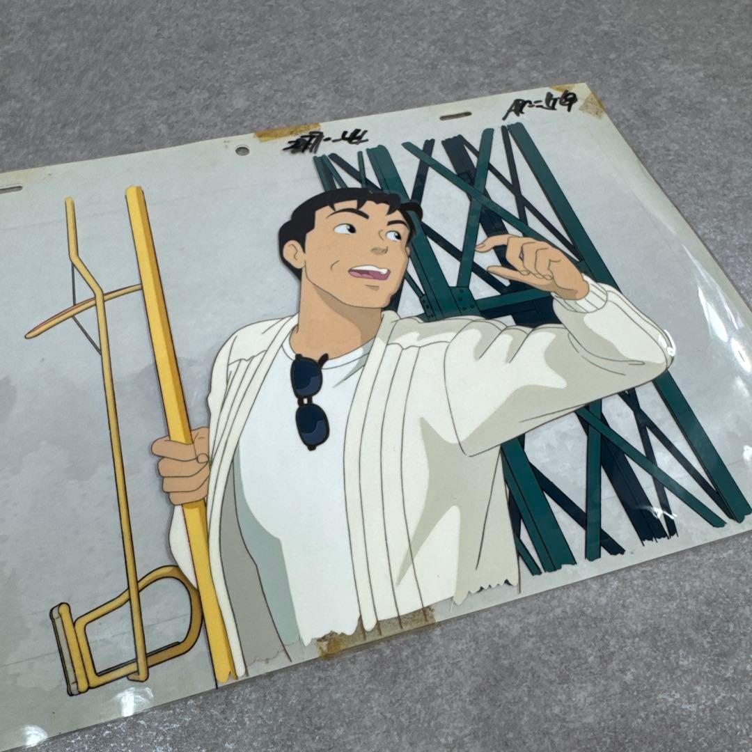 希少 おもひでぽろぽろ トシオ セル画 27-4 C19 スタジオジブリ