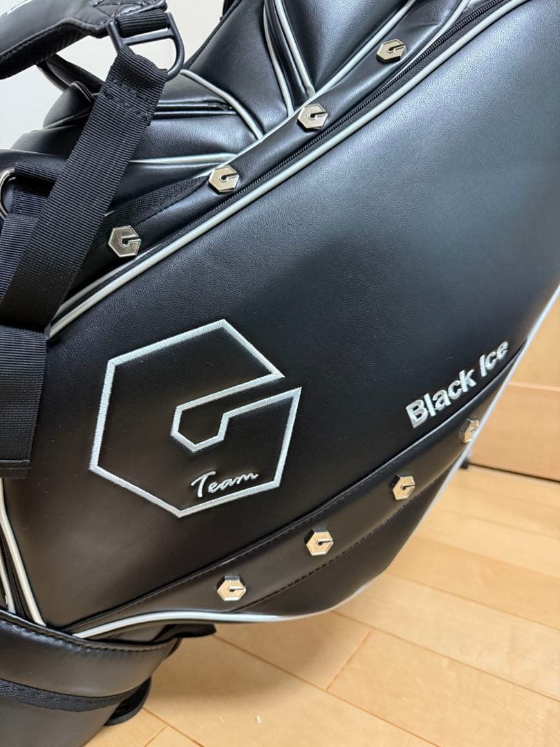 新品★GTD★スタンドキャディバッグ★未使用★タグ付き★ゴルフ★ジョージ武井★黒