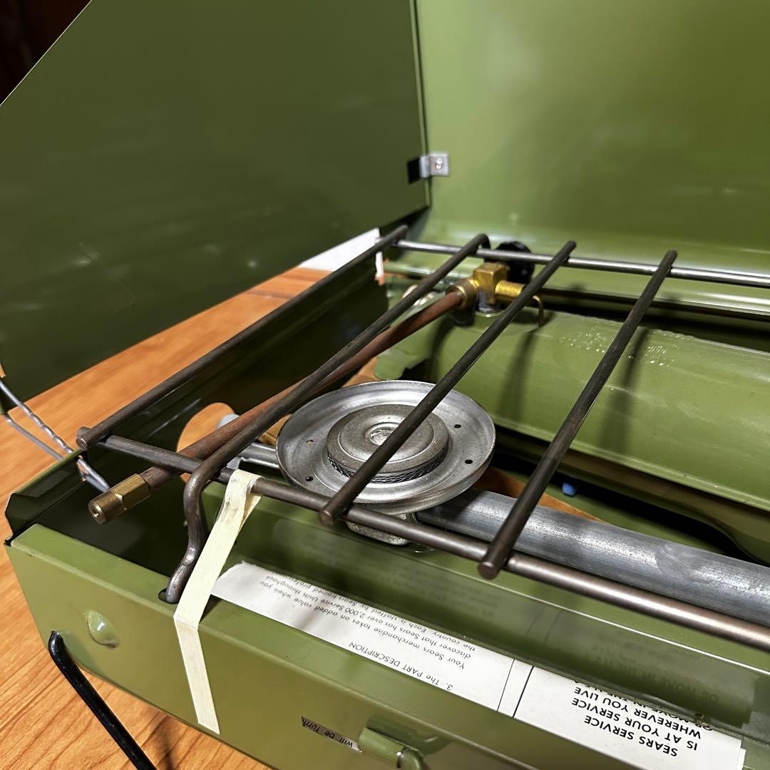 Sears アボカドツーバーナー 奇跡の未開封品