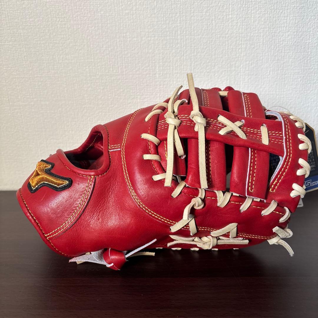 ミズノプロ　硬式用　ファーストミット　定価68,200円　クロスウェブ型　グラブ
