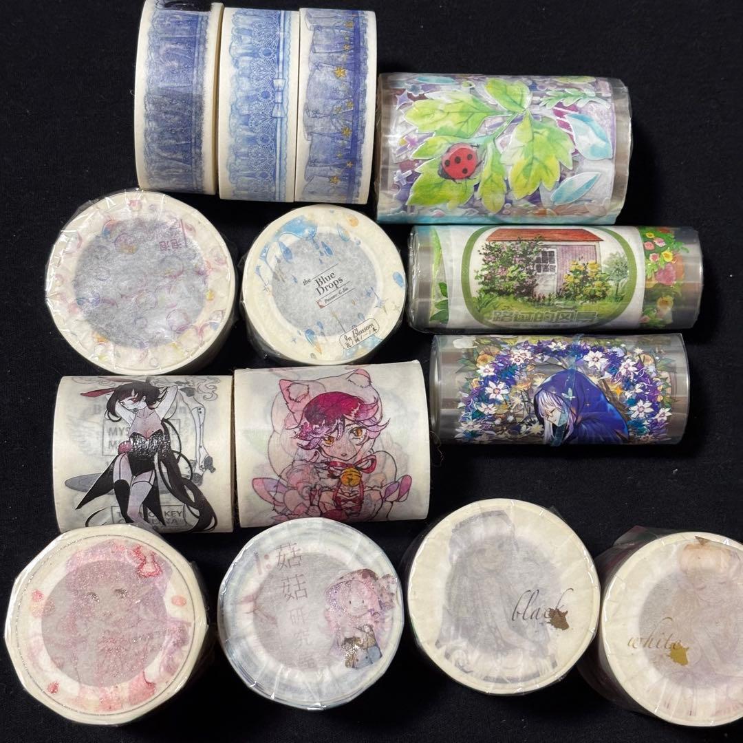 セット♡海外 マスキングテープ 人物 新品 女の子 pet 人物マステ 大量