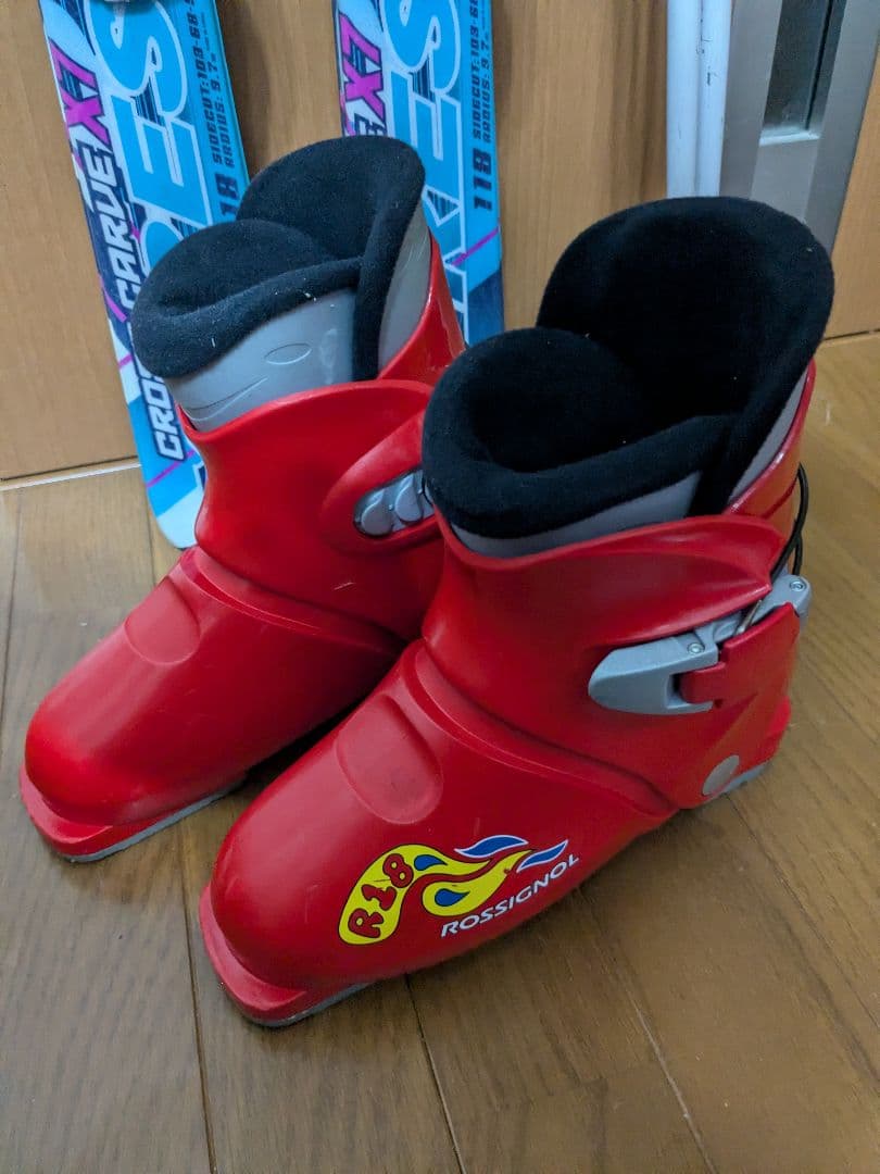 子供用　スキーセット　板118センチ　ブーツ22.5センチ
