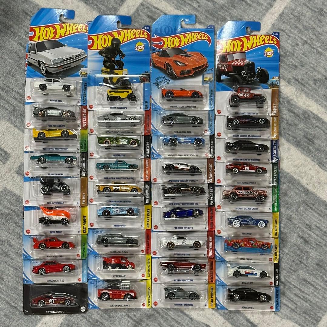 ホットウィール ベーシック 36台セット② フェラーリ GT-R等