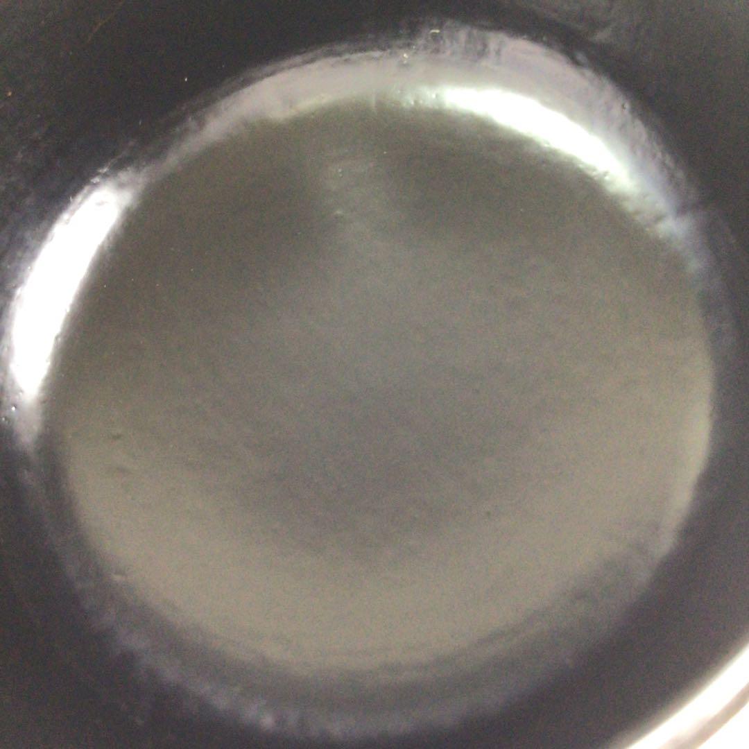 Ｒ４８　棗　『松永忠能(三喜三)作』『溜塗』『大平棗』　共箱　茶道具