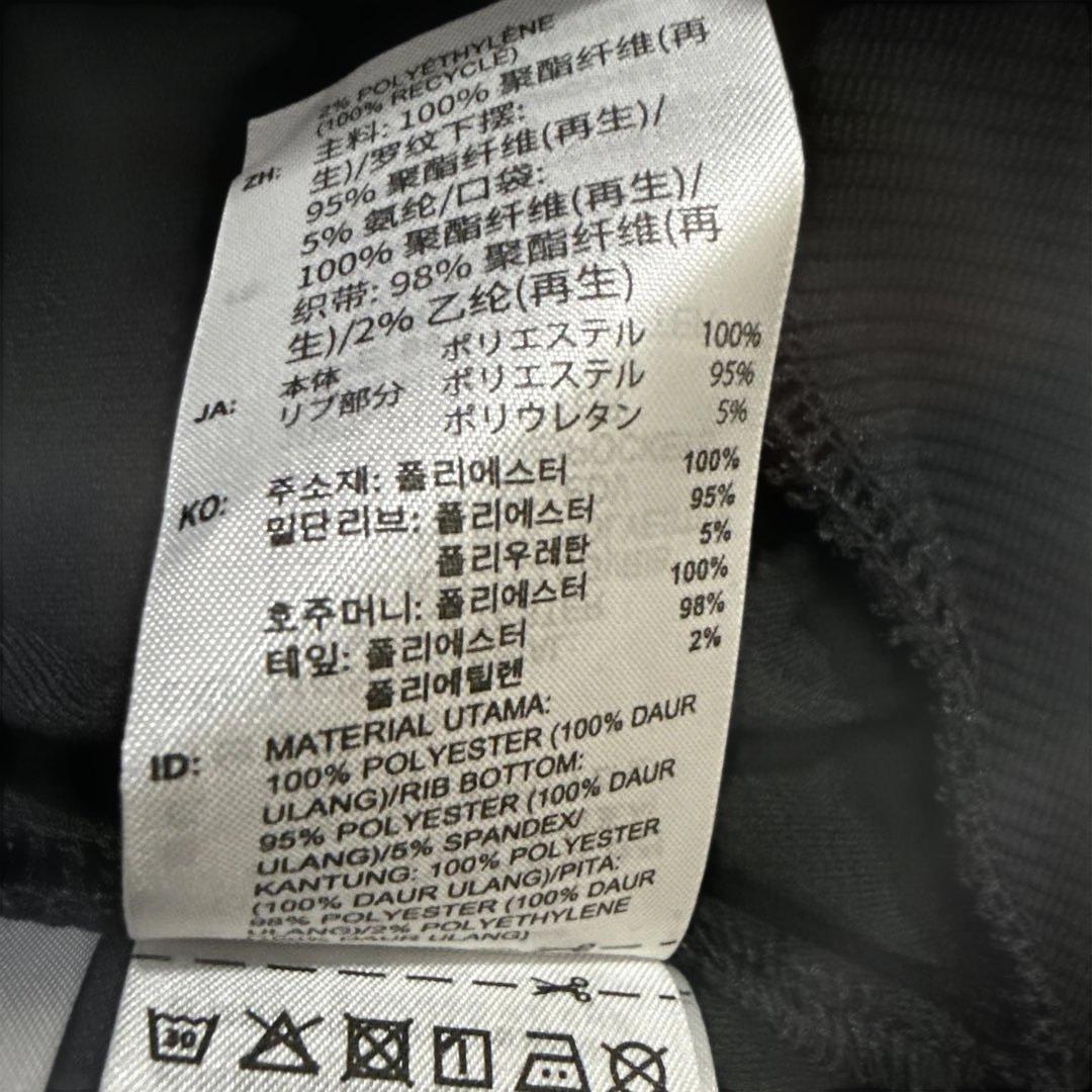 adidas フード付き コーティング ジャケット ジャージ 上下セットブラック