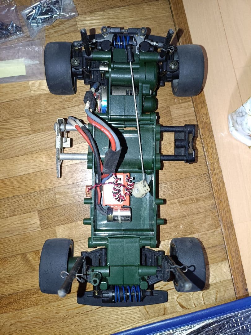 当時物！タミヤ TAMIYA 未塗装 S-MX ボディ M01シャーシセット