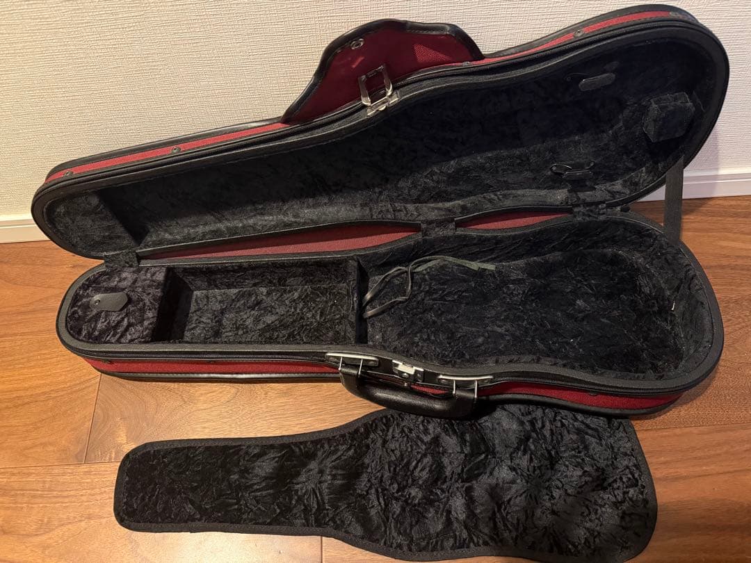 ヴァイオリン ケース UL Shell ONE バイオリン 赤 1/2 2分の1