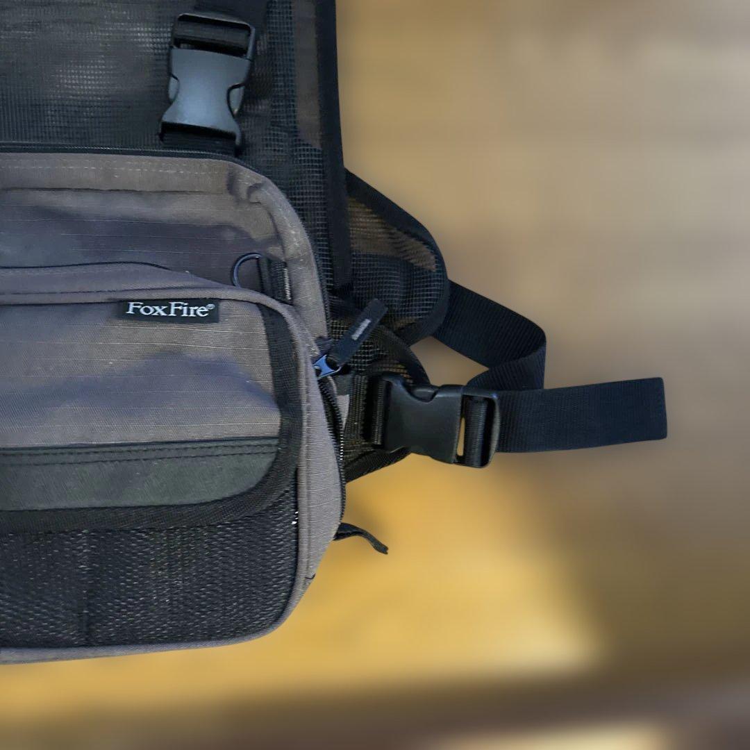 FOXFIRE ベスト　バックベスト　トラウトベスト　 フォックスファイヤー