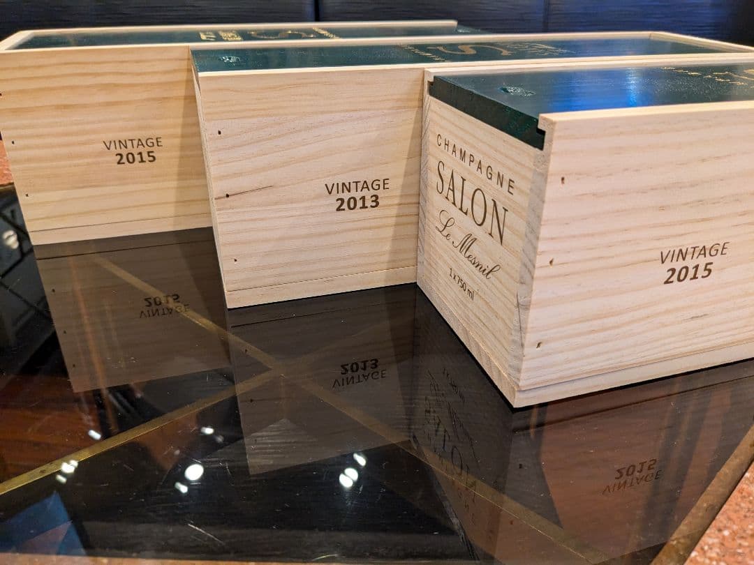 SALON　シャンパン　 サロン2013 2015　空箱　空瓶