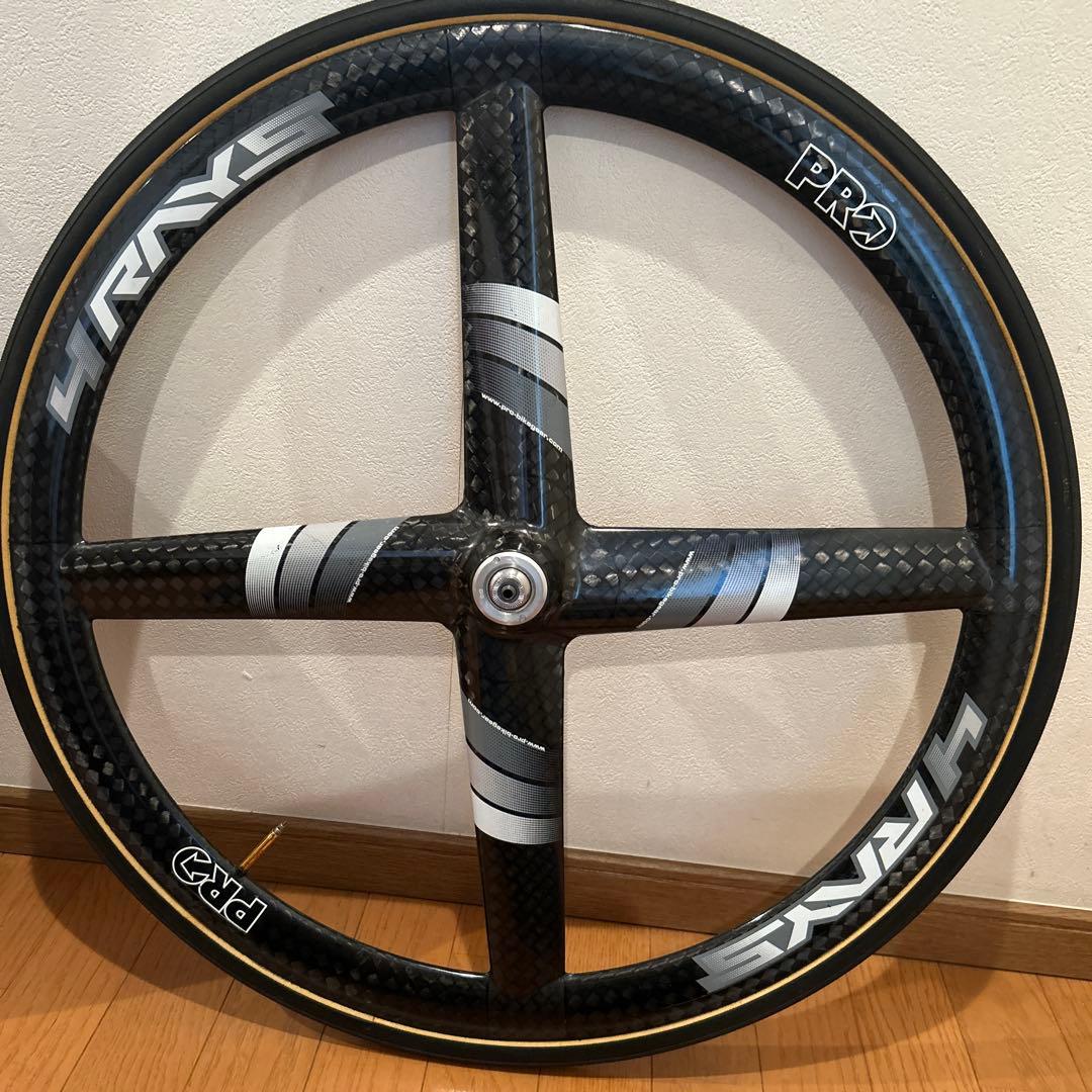 PRO(シマノ) TextremeDISC&4RAYS カーボンホイールセット