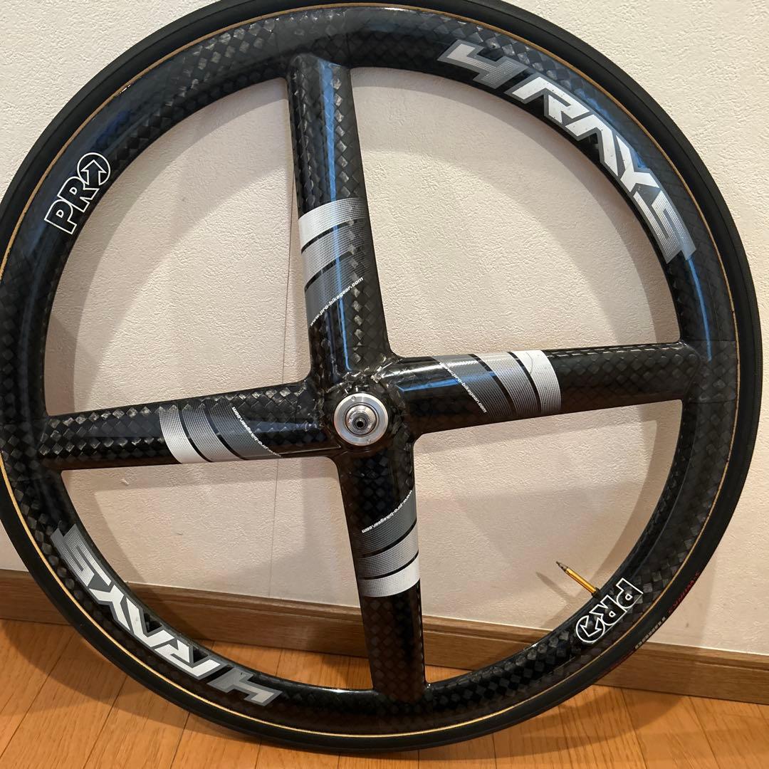 PRO(シマノ) TextremeDISC&4RAYS カーボンホイールセット