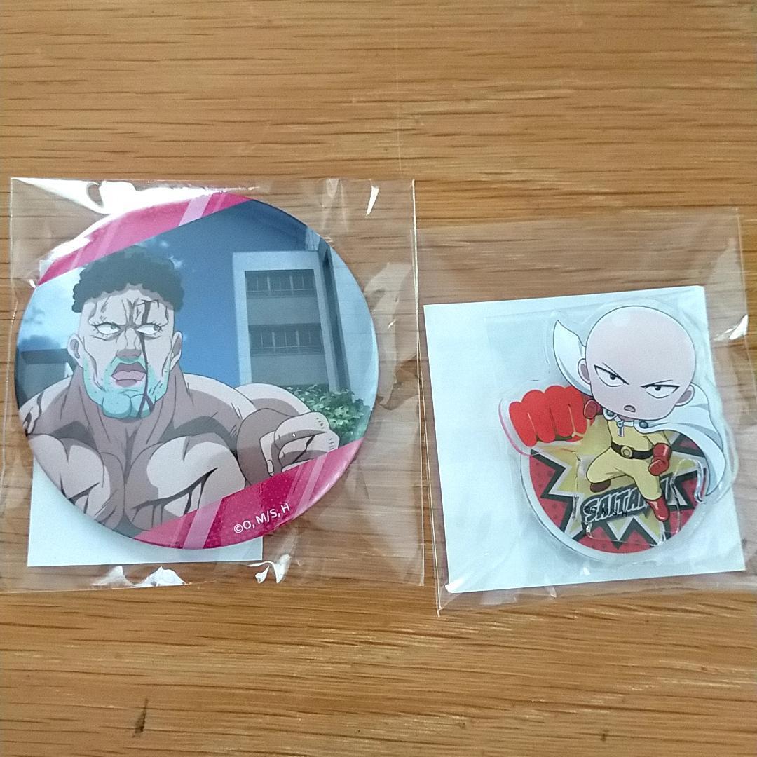 ワンパンマン くじ引き堂　アクリルスタンド　ミニ色紙　缶バッジ　ブロマイド
