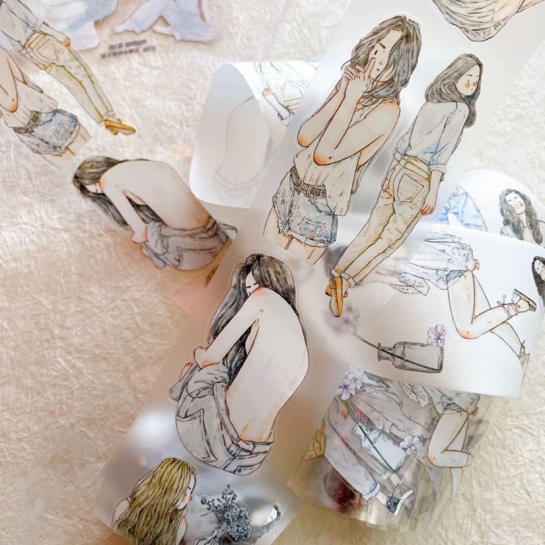 ⭐️SALE⭐️ 海马森林《悠》海外マスキングテープ　マステ 【2263】