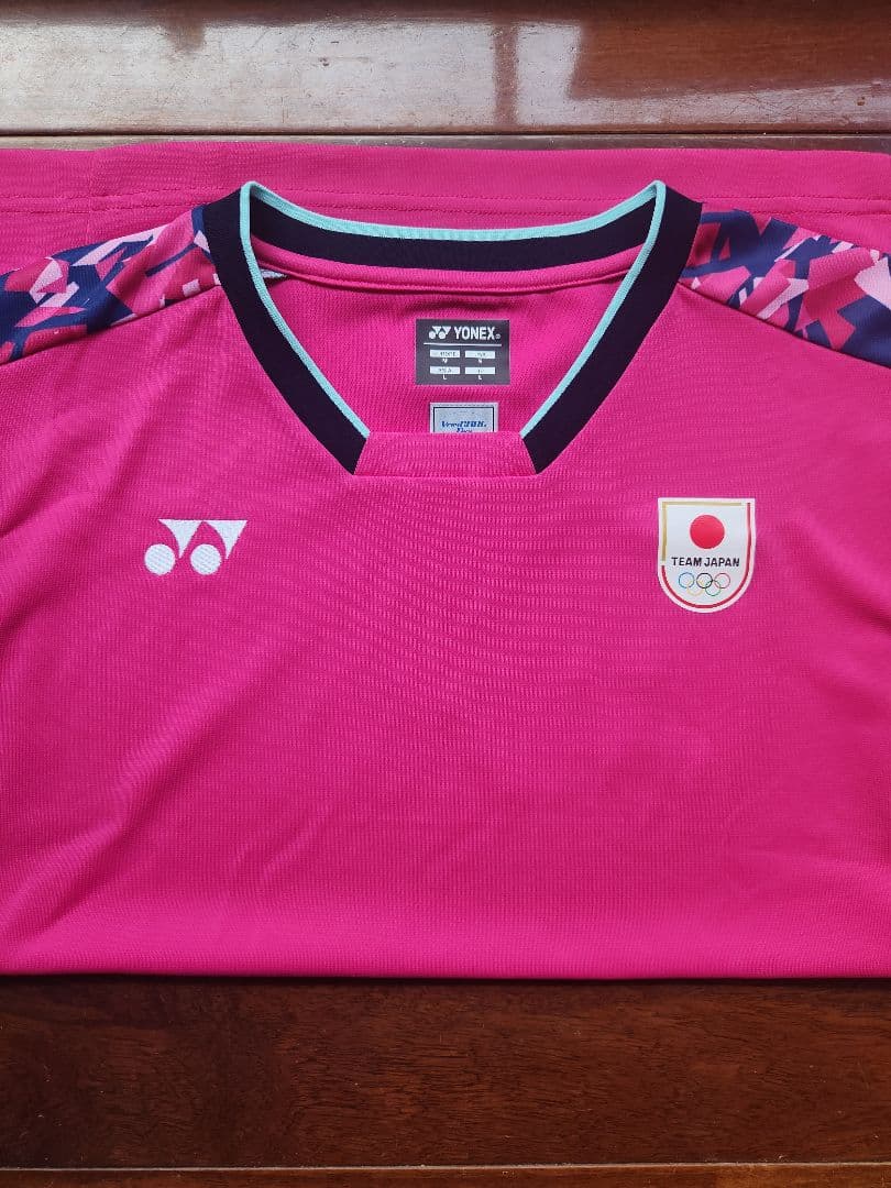 YONEX選手支給非売品 日本代表着用モデル 五輪ノースリーブシャツ桃田賢斗