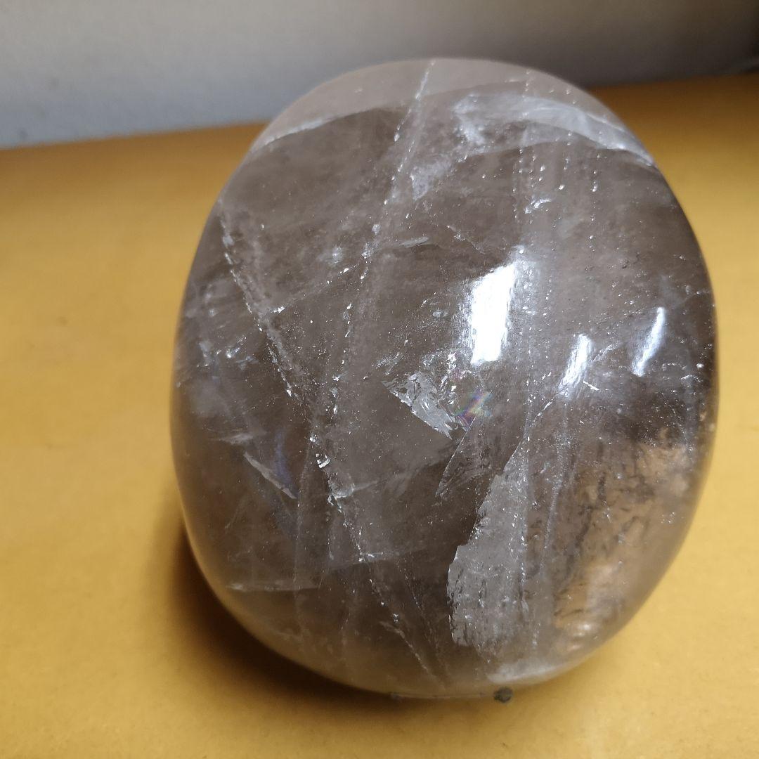 天然水晶スカル　特大　レインボー多数