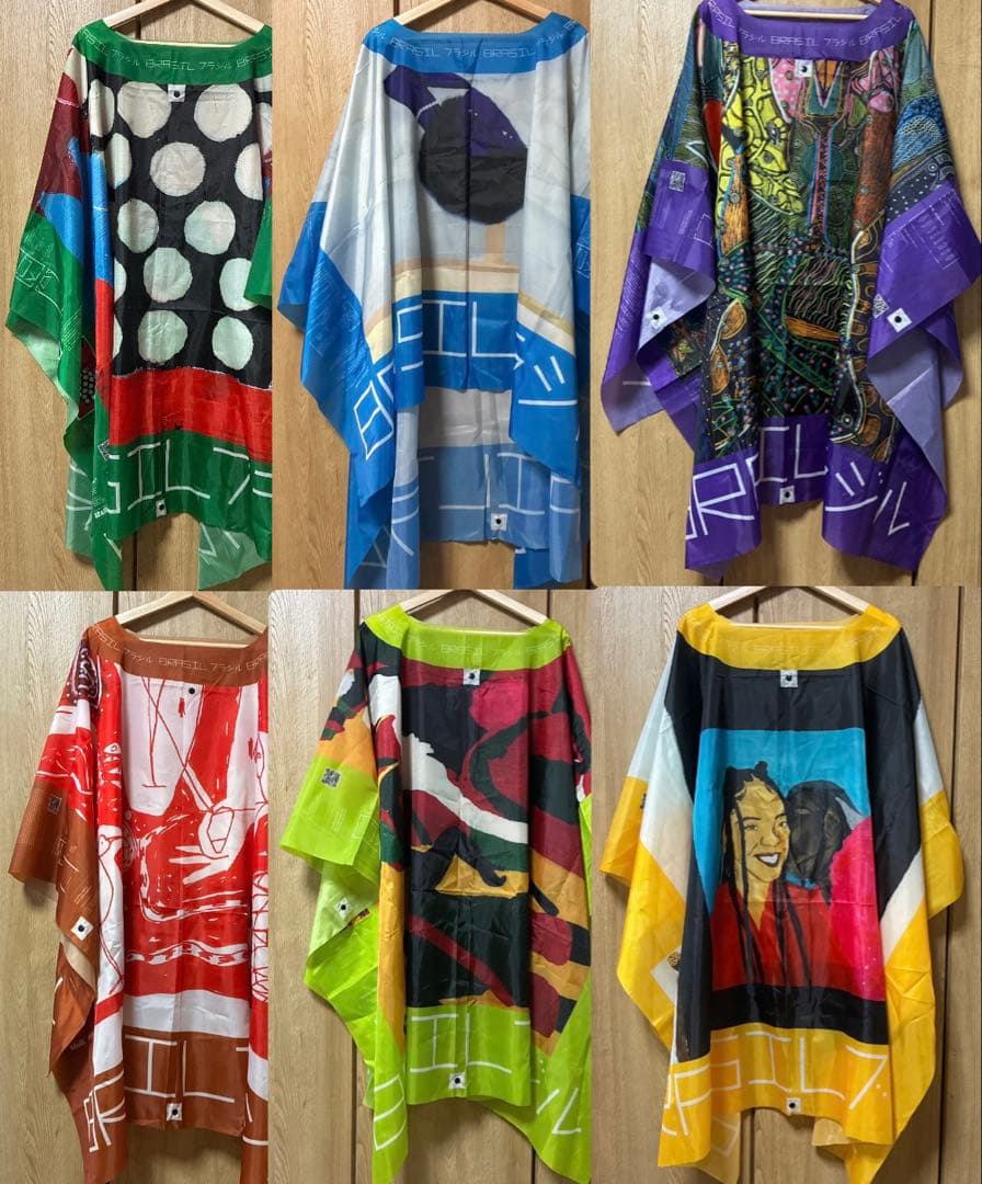 【ポンチョ】ブラジル　EXPO2025 万博　パランゴレ　6点セット☆