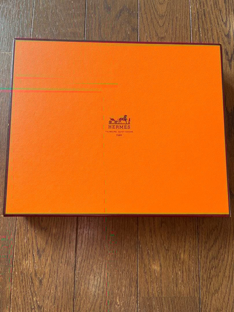 HERMES タオルハンカチ 2枚セットダダピンクホワイト